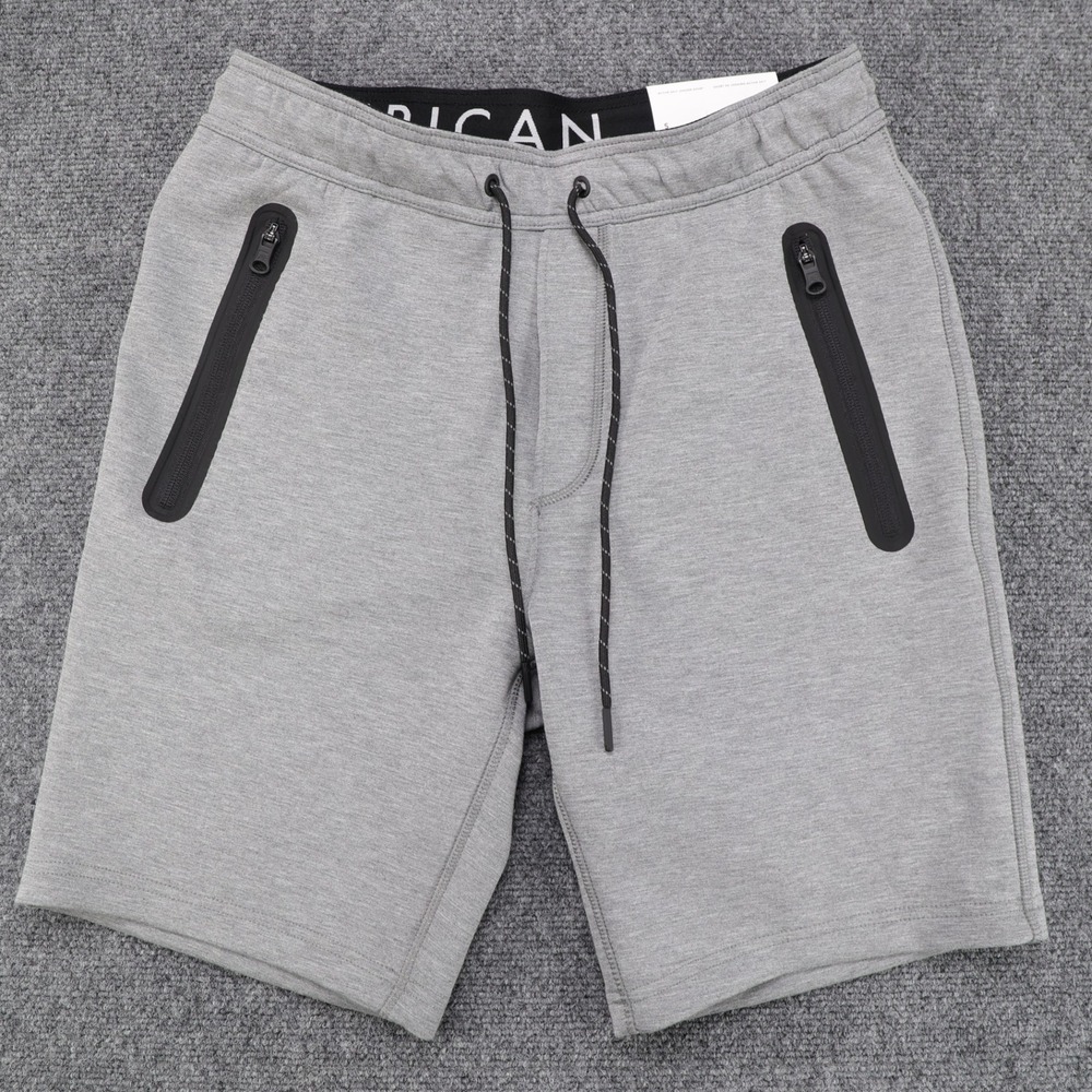 American Eagle Active 24/7 Jogger Shorts Mens Small Gray Athletic Gym 013-1130